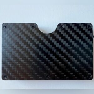 real tree aluminum and carbon fiber wallet